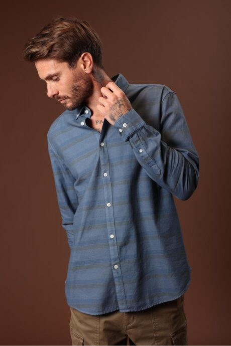 CAMISA EFECTO ESTAMPA ALBERTO - Imagen 8