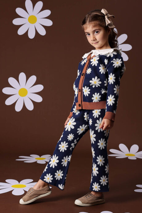CARDIGAN JACQUARD MILKSHAKE
