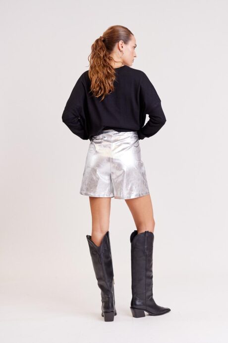 SHORT TELA METALIZADA LENORA - Imagen 6
