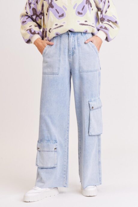 JEANS WIDE CARGO JANICE - Imagen 4