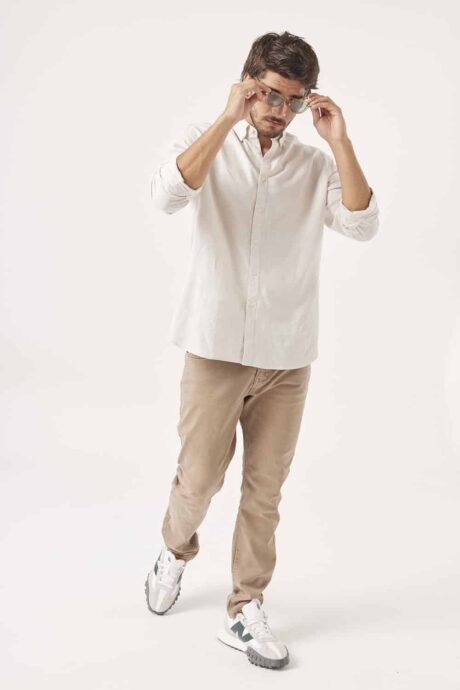 Camisa regular lino Alberto - Imagen 12