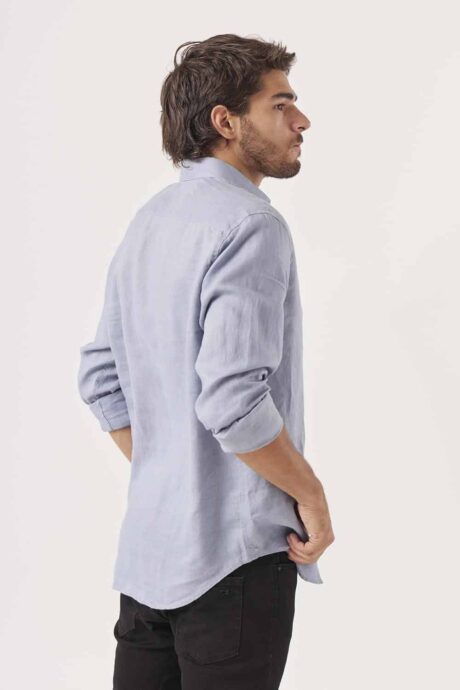 Camisa regular lino Alberto - Imagen 10