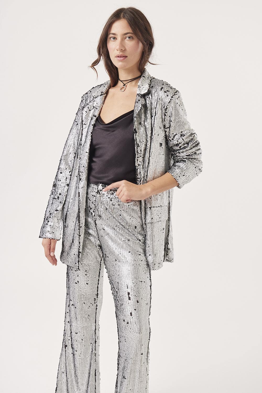 CMM428C, PAM224B_0001_CMM428C, BLM570 NEGRO, PAM224B (27) BLAZER LENTEJUELAS SHARON - Imagen 1
