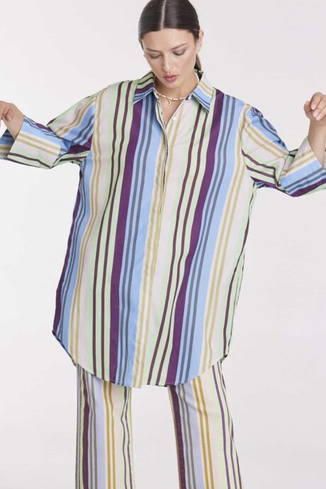 CAMISA ESTAMPA RAYAS LUCINDA - Imagen 3