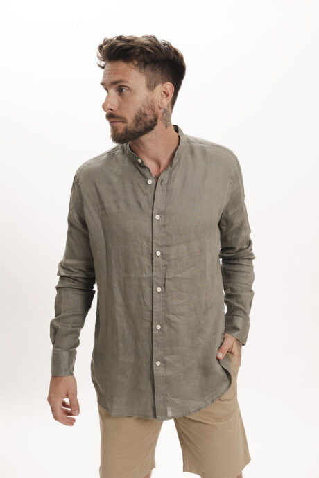CAMISA SLIM CUELLO MAO ERNEST - Imagen 5