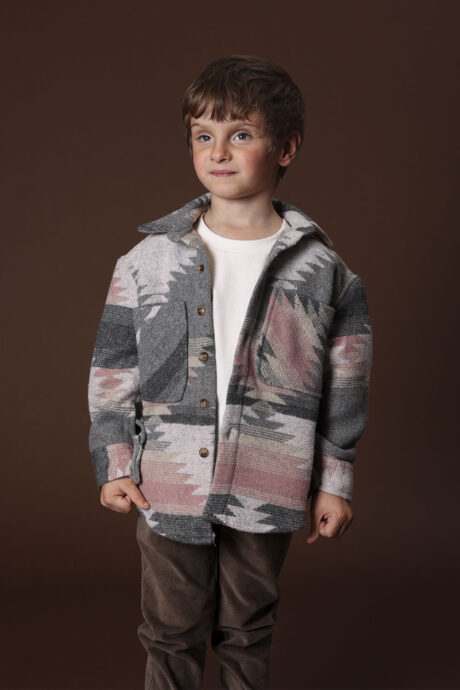 SOBRECAMISA CUADROS CARROT - Imagen 6