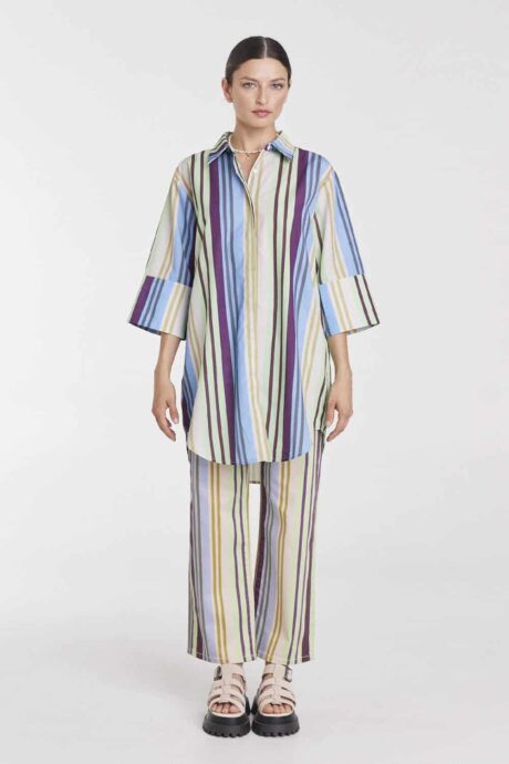 CAMISA ESTAMPA RAYAS LUCINDA