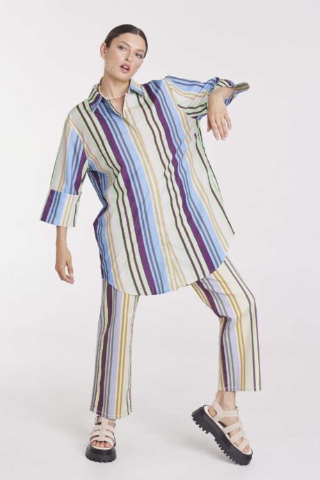 CAMISA ESTAMPA RAYAS LUCINDA - Imagen 4