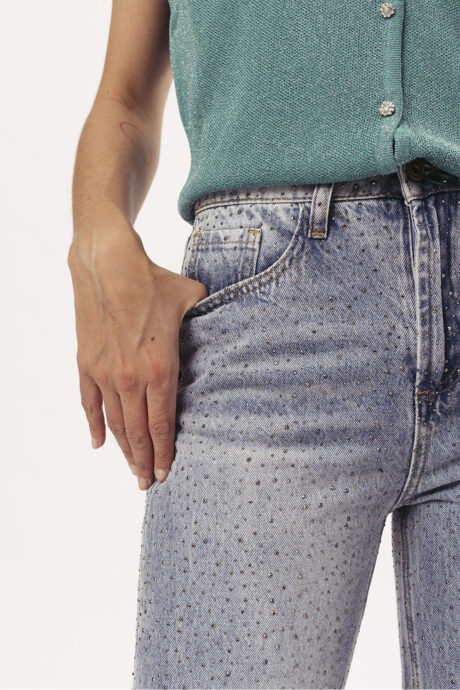 JEANS MOM TACHAS JAYNE - Imagen 4