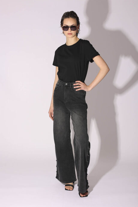 JEANS TACHAS LATERALES MORA - Imagen 4