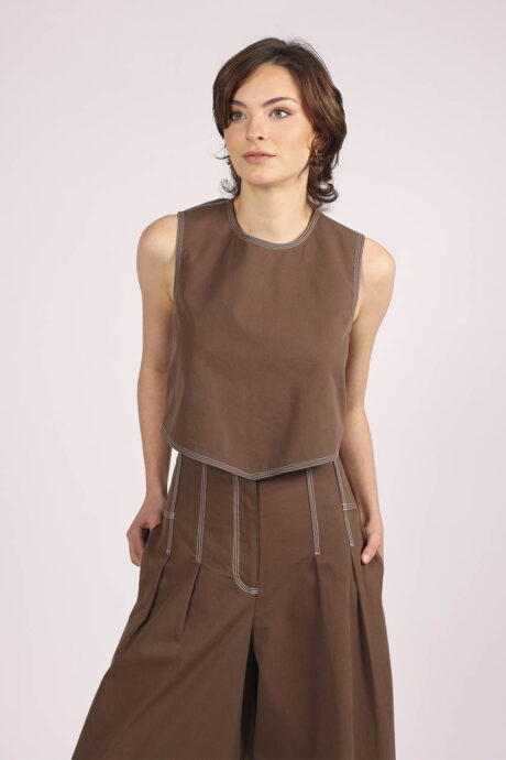 BLUSA PESPUNTES ZOE - Imagen 3