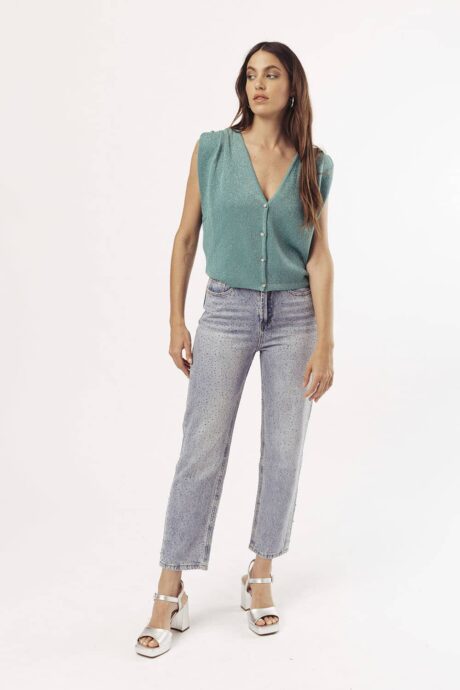 JEANS MOM TACHAS JAYNE - Imagen 2