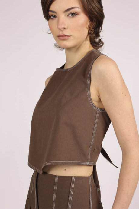 BLUSA PESPUNTES ZOE - Imagen 9