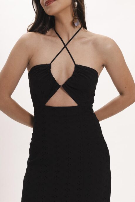 VESTIDO CUT OUT BORDADO KRISTA - Imagen 5