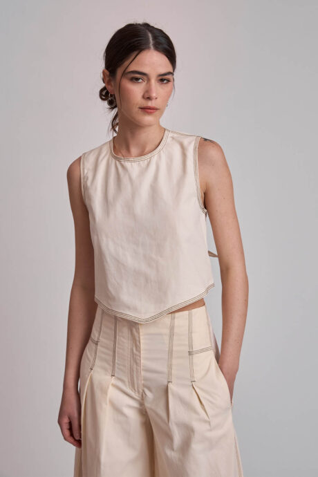 BLUSA PESPUNTES ZOE - Imagen 5