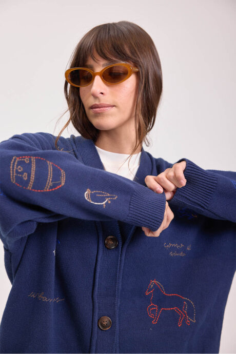 CARDIGAN PUNTO ABA - Imagen 8