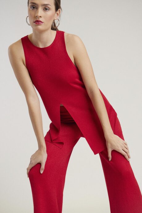 BLUSA TEJIDA C/TAJO GLORIA