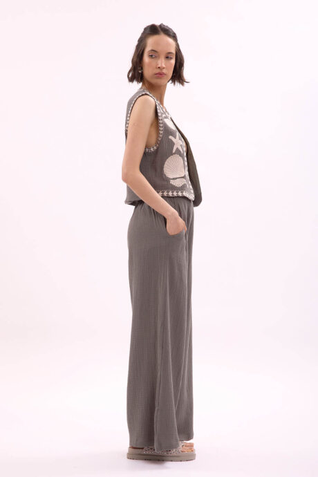 CHALECO BORDADO LINA - Imagen 3