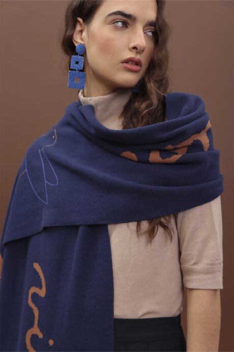 BUFANDA JACQUARD AVOCADO - Imagen 5
