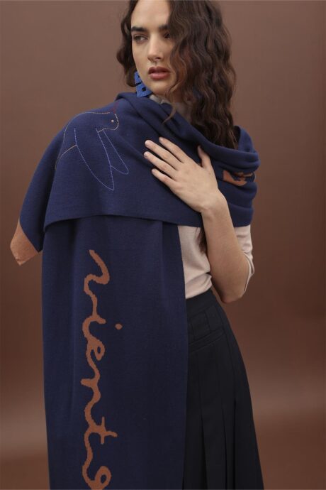 BUFANDA JACQUARD AVOCADO - Imagen 8