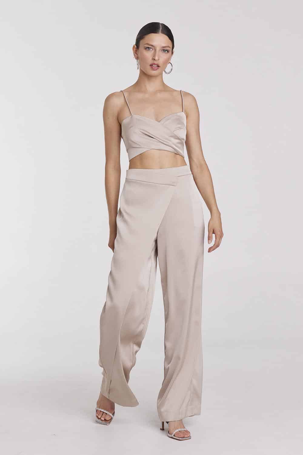 BLM600, PAM233B, CMM407D_0005_BLM600 CHAMPAGNE, PAM233B CHAMPAGNE (4) PANTALON SHELIA - Imagen 1