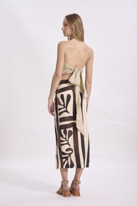CROP TOP LINO CLARISA - Imagen 5