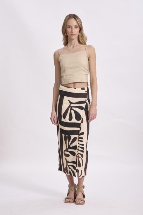 CROP TOP LINO CLARISA - Imagen 4