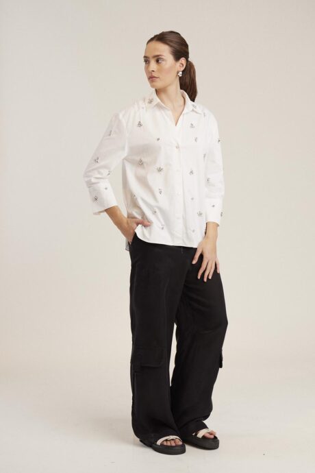 CAMISA STRASS NOELLE - Imagen 4