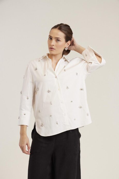 CAMISA STRASS NOELLE - Imagen 3