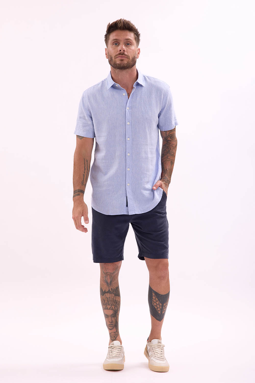 CAH337S5_0008_CAH337S5 BEH190DS5 (14) CAMISA REGULAR DOMON - Imagen 1