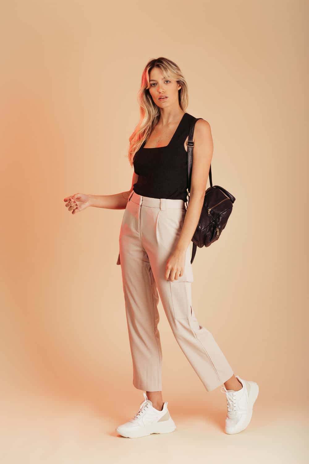 PAM160S20_NUDE_1 PANTALON U SS21 - Imagen 1