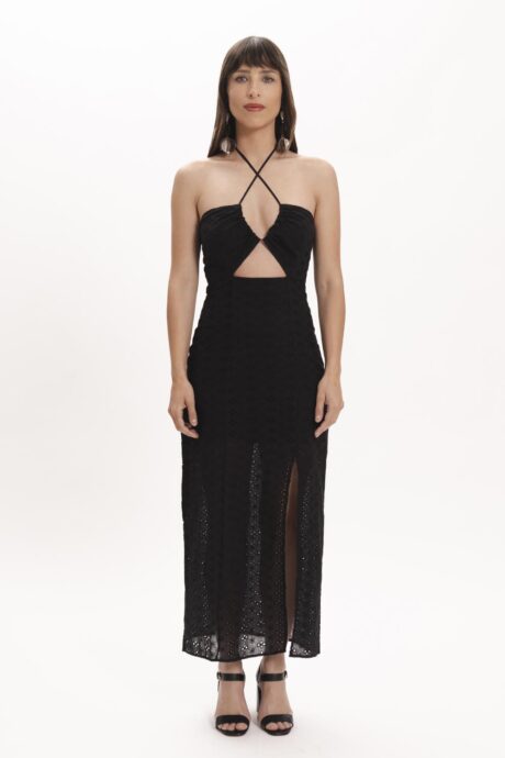 VESTIDO CUT OUT BORDADO KRISTA - Imagen 4