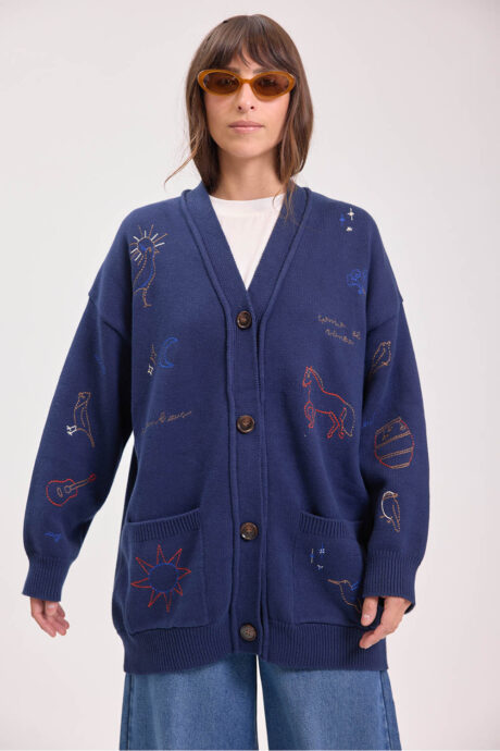 CARDIGAN PUNTO ABA - Imagen 7