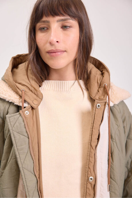 ABRIGO ACOLCHADO REVERSIBLE MARIA - Imagen 5
