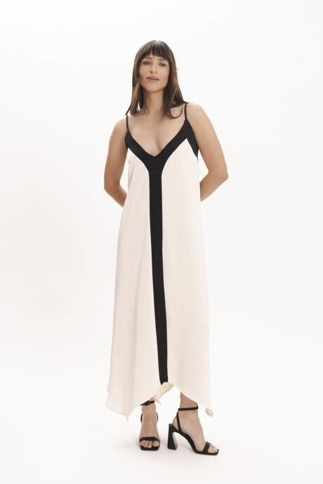 VESTIDO SATINADO SYBIL