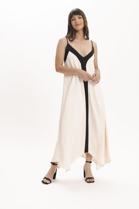 VESTIDO SATINADO SYBIL - Imagen 2