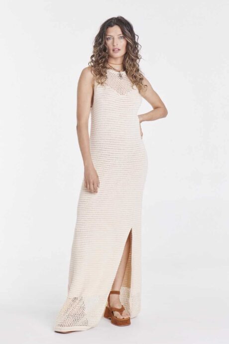 VESTIDO PUNTO CROCHET TAMARA