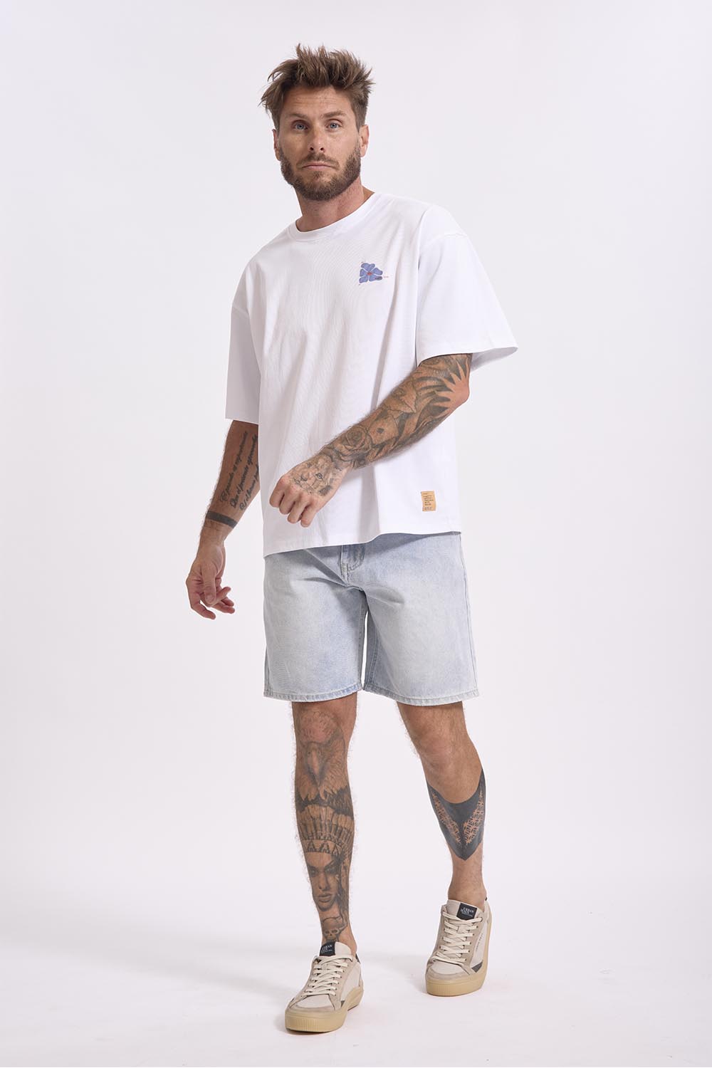 BEH228S5_0004_TSH477S5, BEH228S5 (6) BERMUDA DENIM GERO - Imagen 1