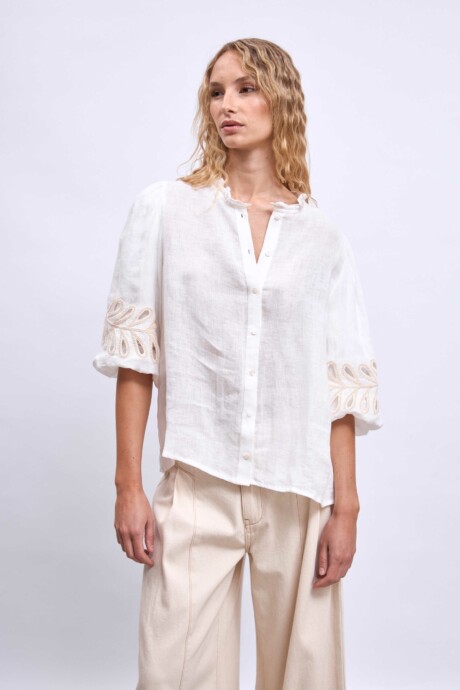 BLUSA APLIQUES CALA - Imagen 5