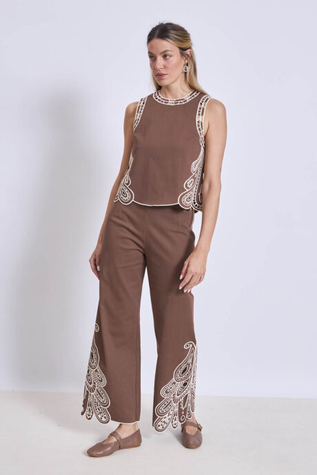 PANTALON BORDADOS SASHA - Imagen 4