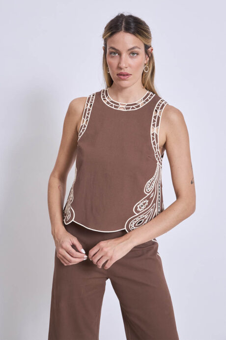 BLUSA BORDADOS EMMA - Imagen 5