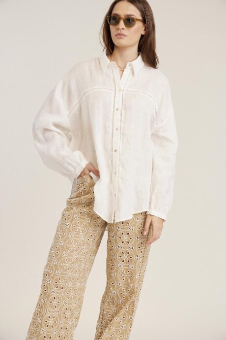 CAMISA BORDADOS PERFORADOS TIA - Imagen 3