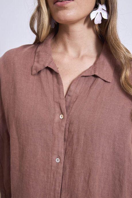 CAMISA LINO LILIA - Imagen 8