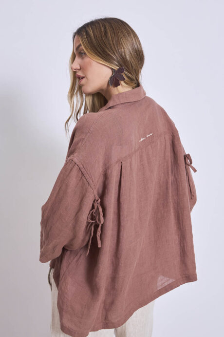 CAMISA LINO LILIA - Imagen 3