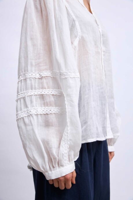 CAMISA APLIQUES MARCELINA - Imagen 7