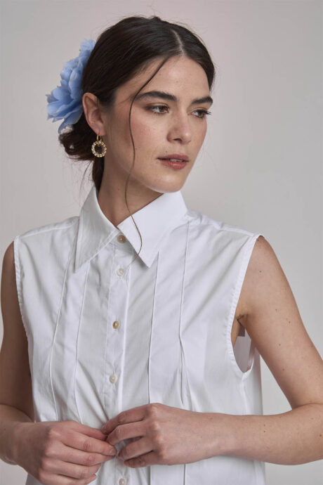 CAMISA PLISADO BALBINA - Imagen 6