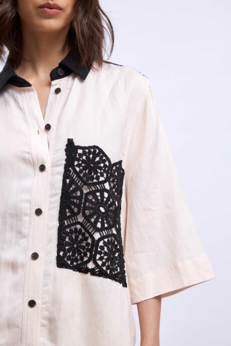 CAMISA CROCHET CIPRIANA - Imagen 4