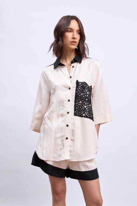 CAMISA CROCHET CIPRIANA - Imagen 3