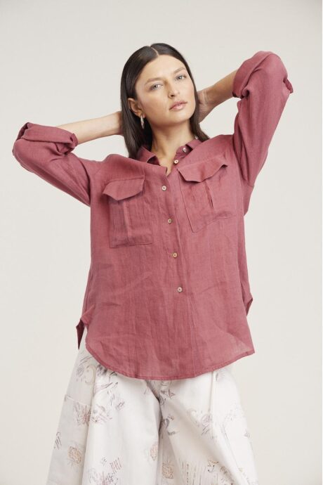CAMISA LINO NELLIE - Imagen 7