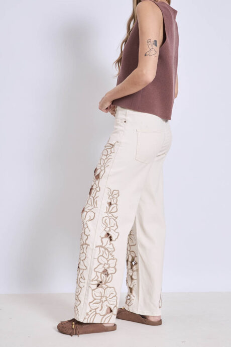 JEANS BORDADOS VICENTA - Imagen 4